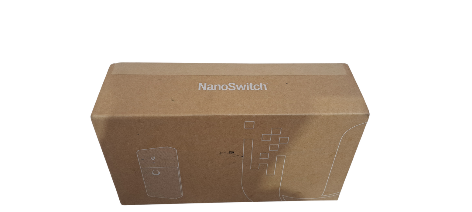 Brand New Ubiquiti N-SW NanoSwitch Outdoor 4-Port PoE Passthrough Switch