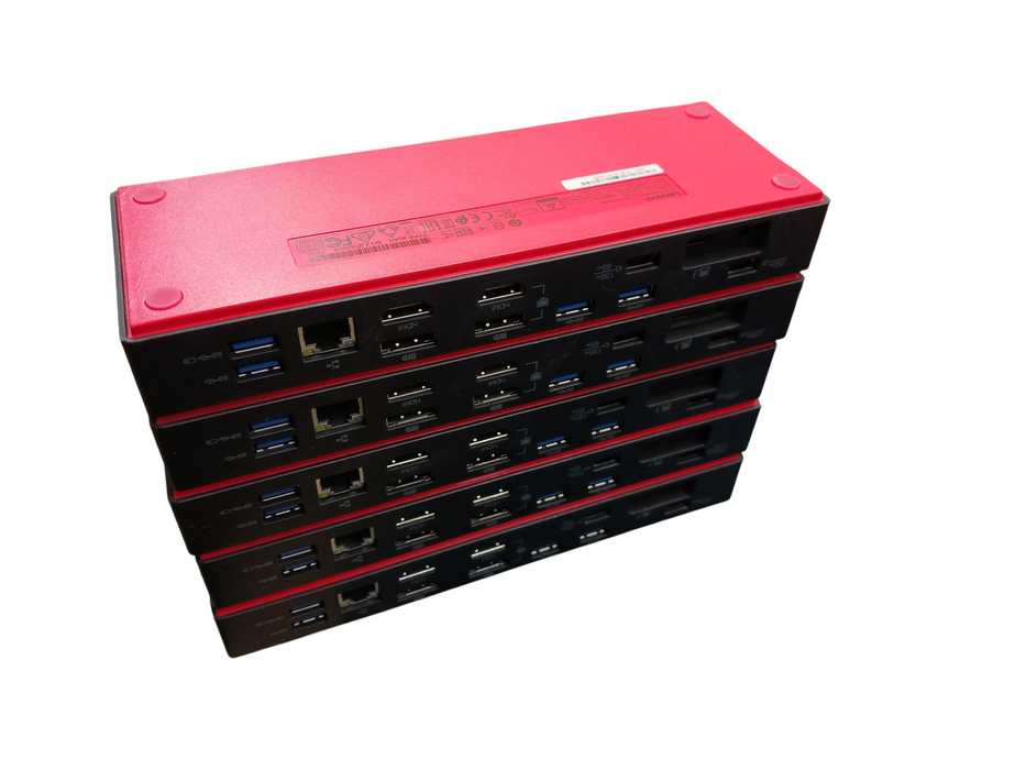 Lot of 5x Lenovo ThinkPad Thunderbolt 3 Docking Station DK1841