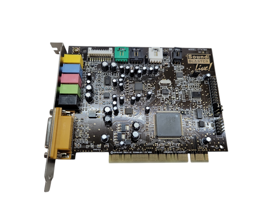 Creative Labs Sound Blaster Live CT4780 5.1 Channel 3.5 mm Stereo PCI Sound %