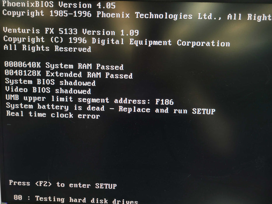digital Venturis FX 5133 - Intel Pentium 133 48MB RAM SoundBlaster CT4810 %