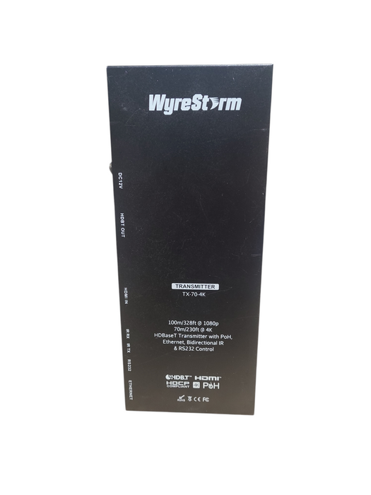 Wyrestorm TX-70-4K 70m 4K HDBT Transmitter *NO CABLES*