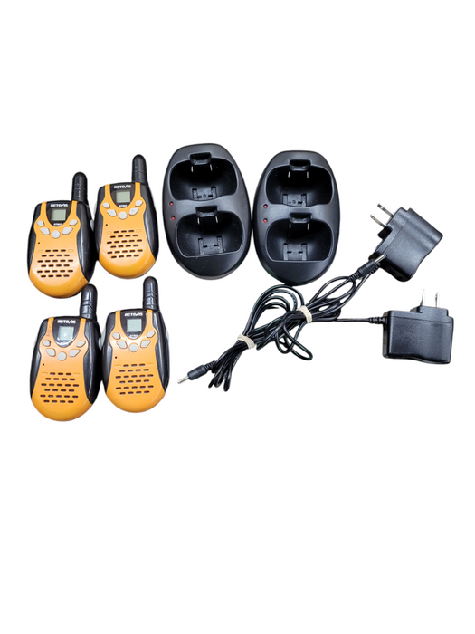 Lot 2x Retevis RT602 Walkie Talkies With Chargers -Pair