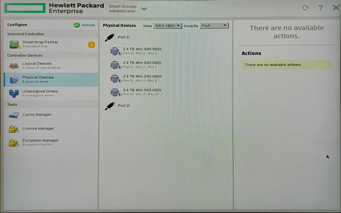 HP DL380 Gen9 2U 24x2.5", 2x E5-2690 v4, 128GB DDR4, 4x2.4TB SAS, P440ar