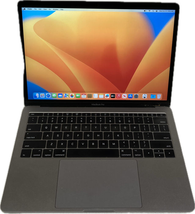 Apple MacBook Pro 13" 2017 i5-7360U 8GB RAM 256GB SSD No Power Adapter READ