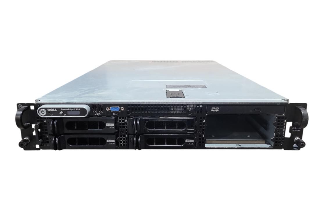 Dell PowerEdge 2950 - 2x Xeon E5410 @ 2.33GHz, 32GB DDR2, PERC 6i, NO HDD
