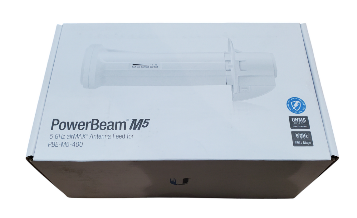 Ubiquiti PowerBeam M5 5GHz airMAX Antenna Feed for PBE-M5-400 - NEW Q