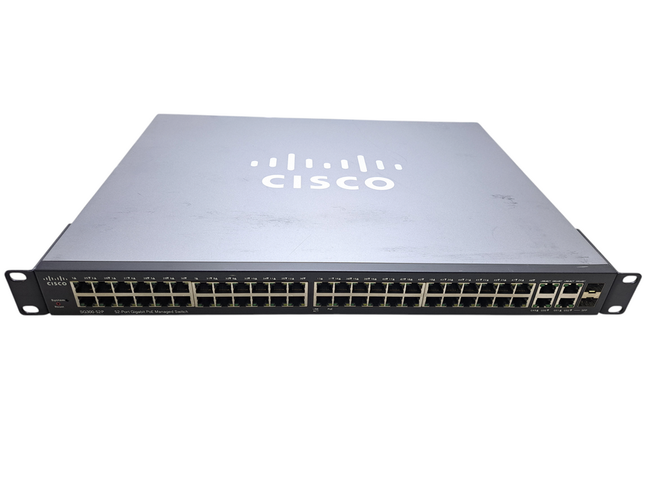 Cisco SG300-52P-K9 V04 | 52-Port Gigabit PoE Managed Switch w/ 2x SFP