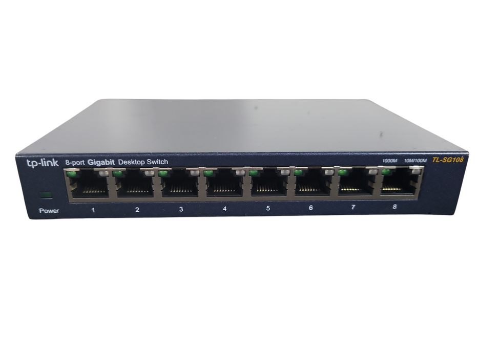 TP-Link (TL-SG108) 8-Port 10/100/1000Mbps Desktop Switch !