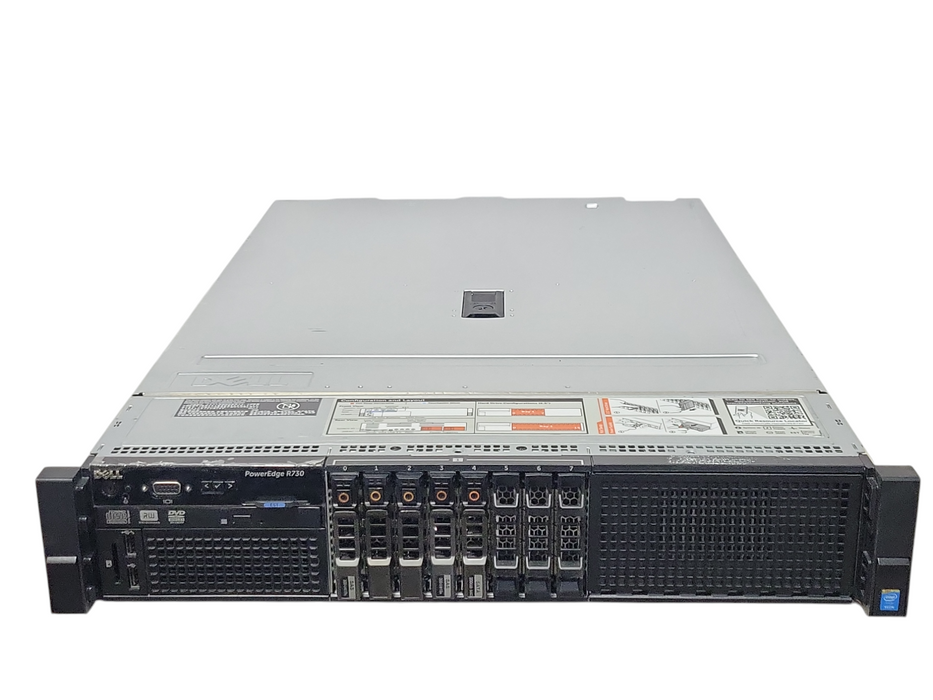 Dell PE R730 2x Xeon E5-2630v3 2.40GHz 64GB H730 Mini 5x 1.2TB SAS 2x PSU _