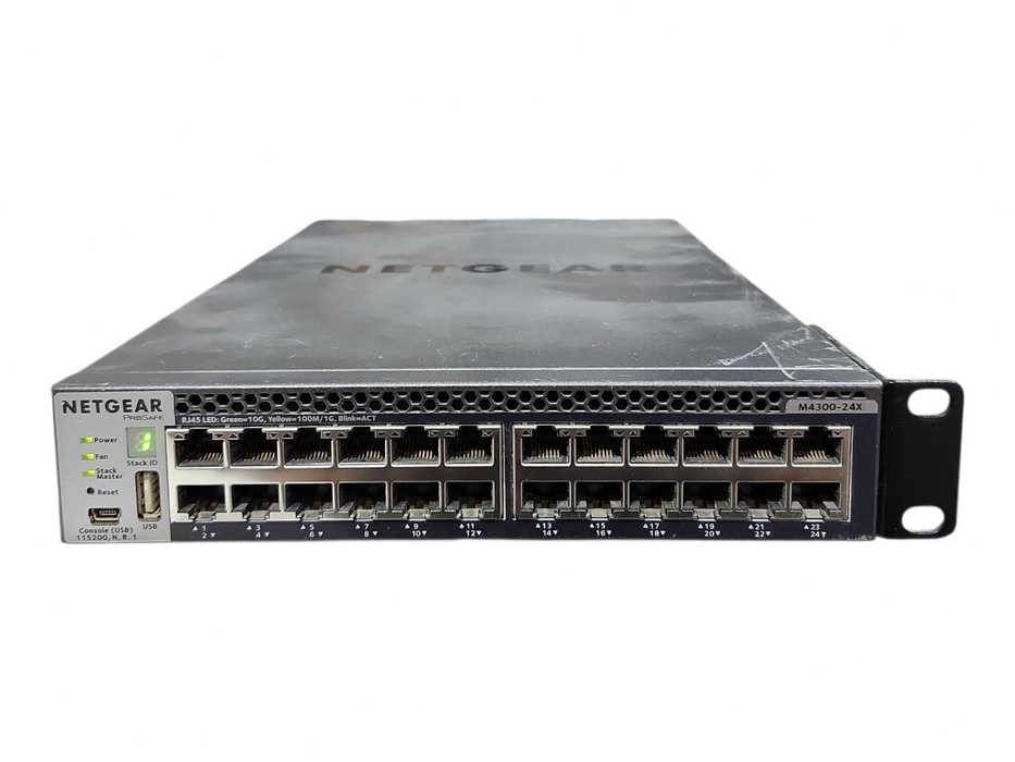 NetGear ProSafe M4300-24X XSM4324CS, 24-Port 10G RJ-45, 4x SFP+ L3 Switch