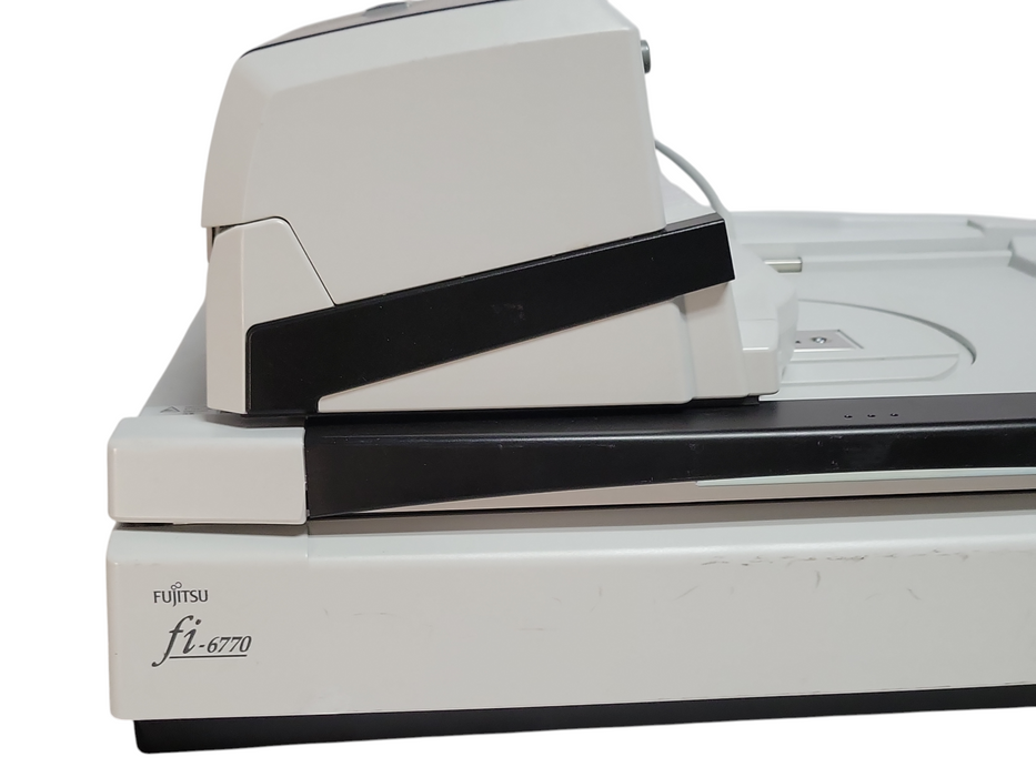 Fujitsu fi-6770 Flatbed Color Duplex Pass Through Document Scanner, READ _