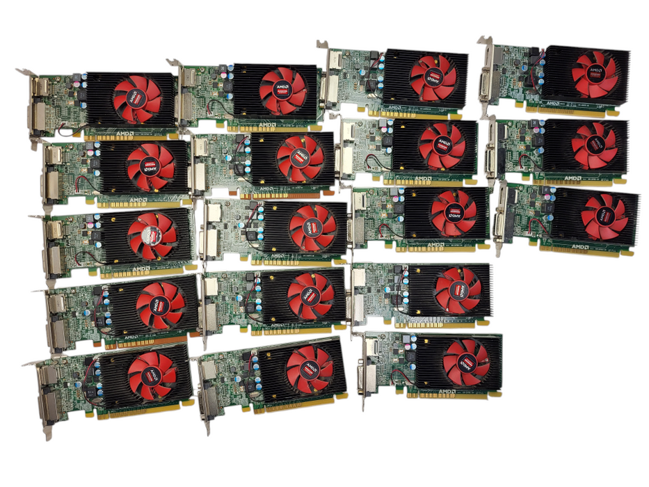 Lot of 18x RADEON R5 340X 2GB PCI GRAPHICS CARD C870 LOW PROFILE $