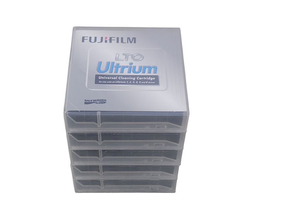 Lot of 5x FUJIFILM LTO 1-6 Drive Tape Cleaning cartridge LTO Ultrium _