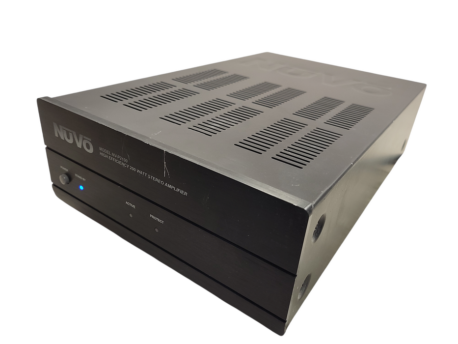Nuvo NV-P2100 2 Channel 200 Watt Stereo Amplifier READ $