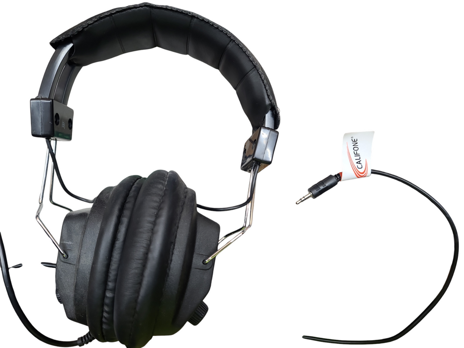 Califone 3068AV Noise reducing Mono Headphone with 3.5 mm Plug & Adapter
