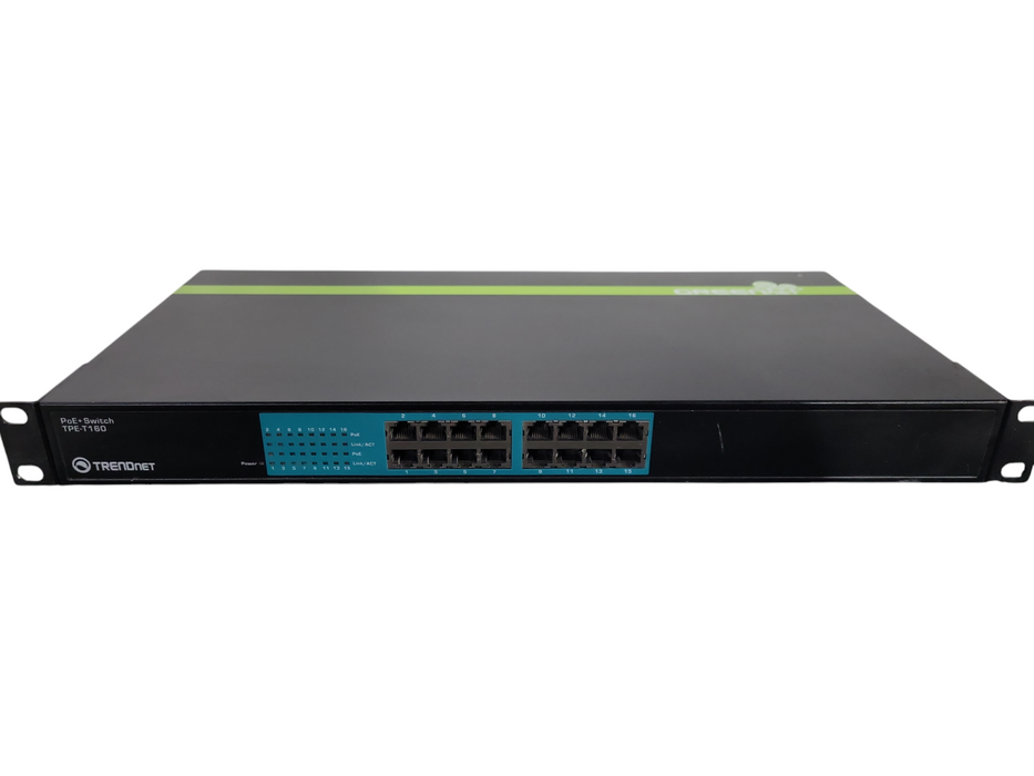 TRENDnet TPE-T160 16-Port 10/100 Mbps PoE+ Switch !