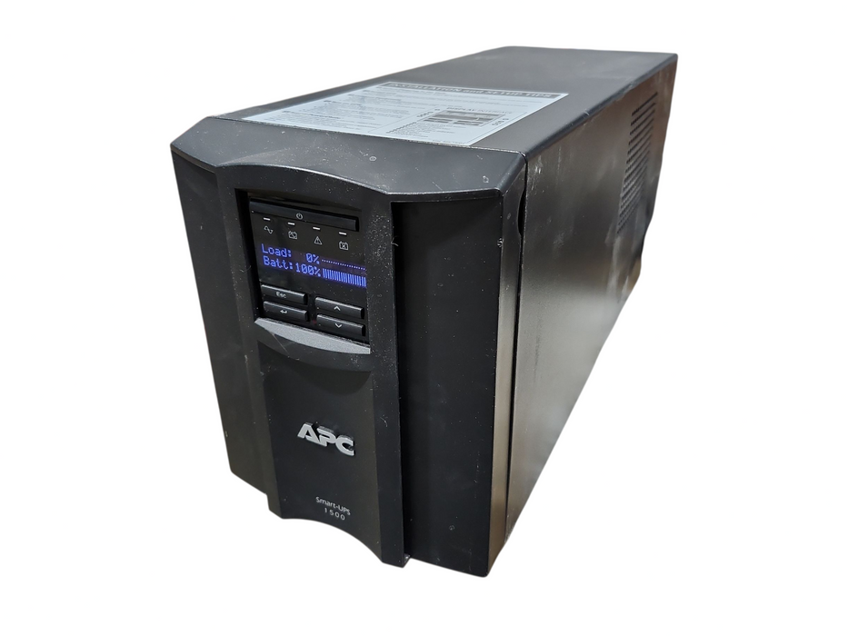 APC SMT1500 Smart-UPS 1500 120V 8 Outlet Uninterruptable Power Supply