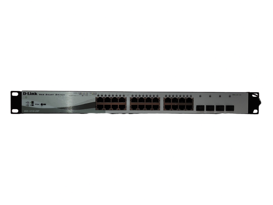 D-Link DGS-1210-28P, 28-Port Gigabit PoE 4x SFP Web Smart Switch