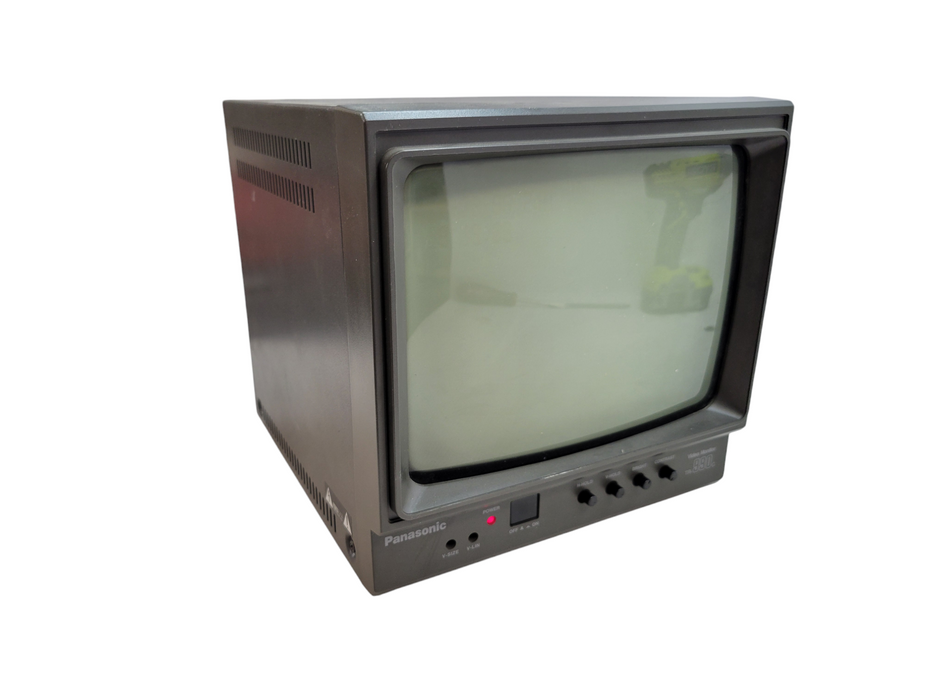 Panasonic TR-990C Black & White 9" CRT Monitor (TESTED) %