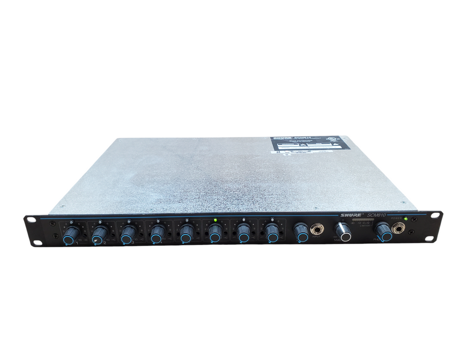 Shure SCM810 Automatic Microphone Mixer with Intellimix *READ* Q