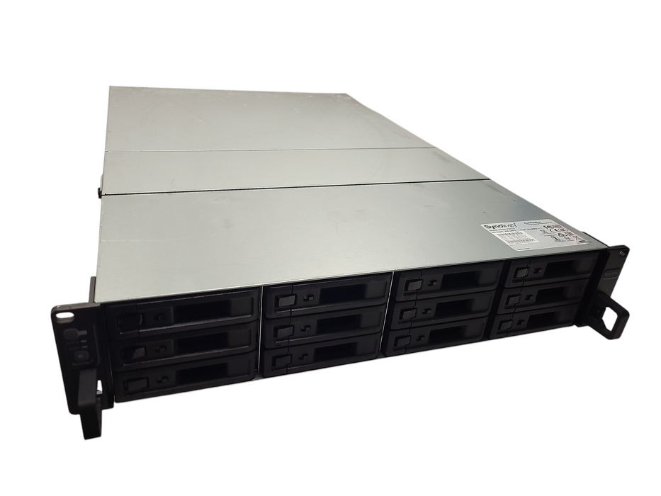 Synology RackStation RS3617RPxs 12-Bay NAS Server w/ 3x 4TB SATA HDD 2x PSU $