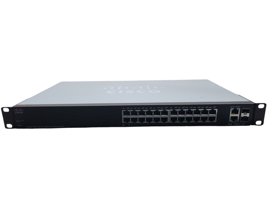 Cisco SG200-26FP 26-Port Gigabit PoE Smart Switch !