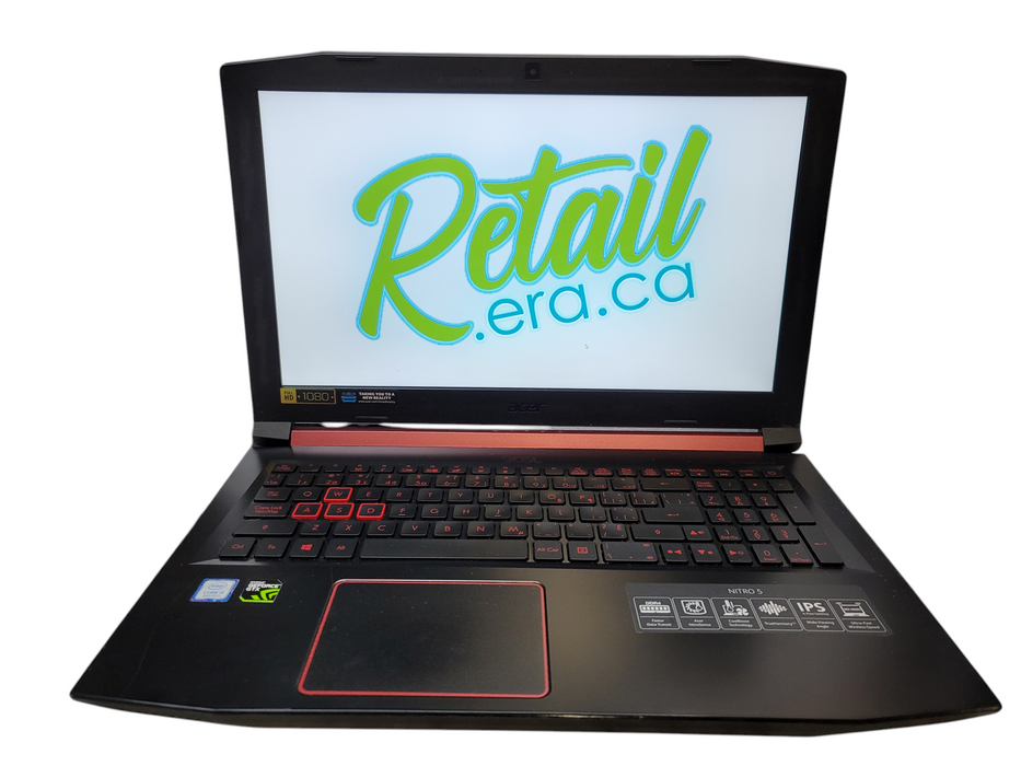 Acer Nitro 5 i5-8300H 16GB DDR4 GTX 1050 256GB NVMe READ β Lap200