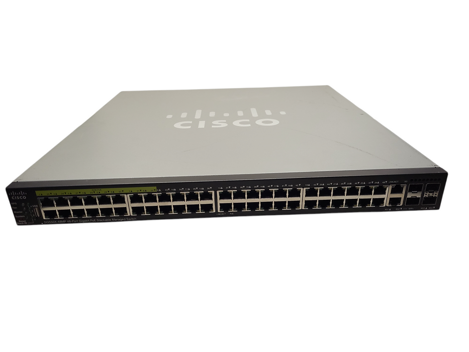 Cisco SG550X-48MP-K9 V02 | 48-Port Gigabit PoE Stackable Managed Switch $