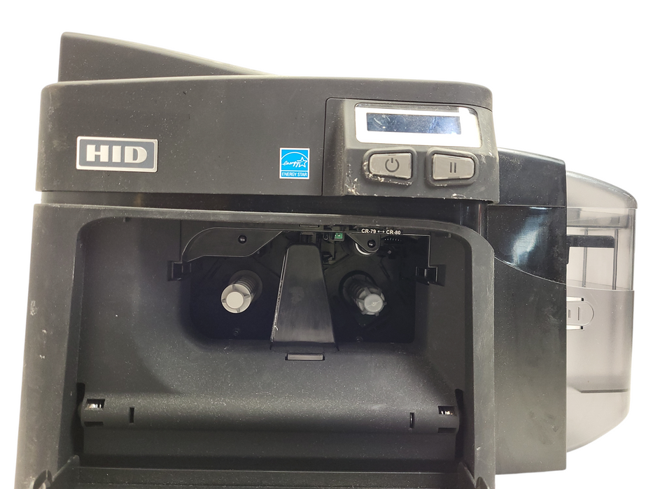 Fargo DTC4250E Color ID Card Printer HID Single-Sided NO AC/Ribbon Q$