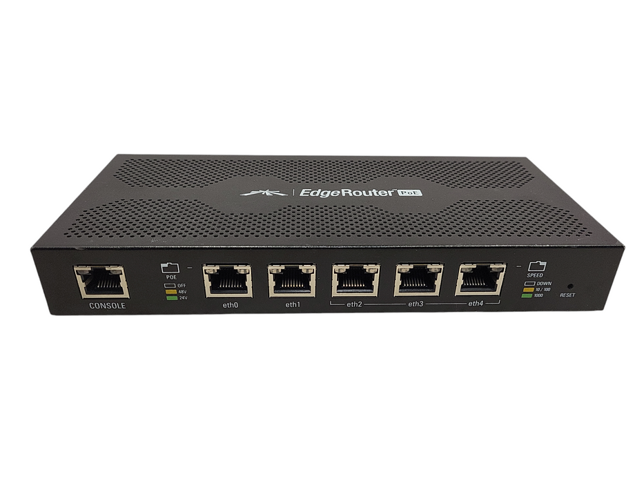 Ubiquiti ERPoe-5 EdgeRouter PoE Router | Factory Reset No AC $