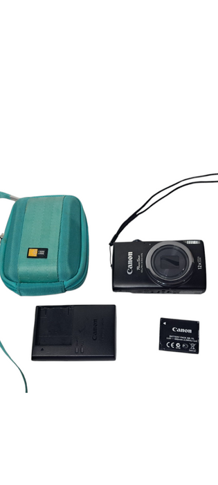Canon Powershot ELPH 340 HS Digital Camera 12x Optical W/ Battery & Charger