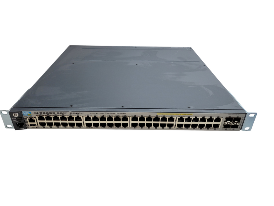 HP J9574A 3800-48G-PoE+-4SFP+ w/ 4Port Stacking Module Switch