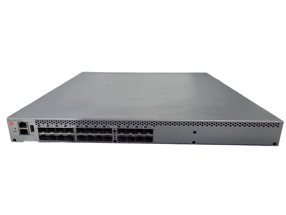 BROCADE 6505 (BR-6505-12-16G-1R) 24-Port Switch, 24 Active Ports 2x PSU !