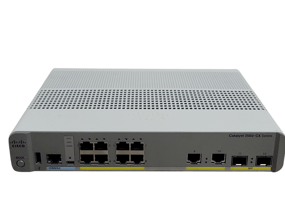 Cisco WS-C3560CX-8TC-S 8-port Gigabit 2-port SFP compact Switch _