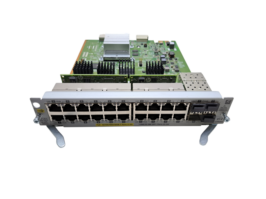 Aruba 20p Gig-T 4p SFP+ J9990A PoE+ zl2 v3 Switch Module Q