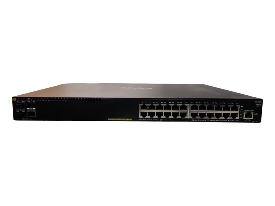 Aruba HP JL261A 2930F 24G PoE+ 4SFP Gigabit Switch