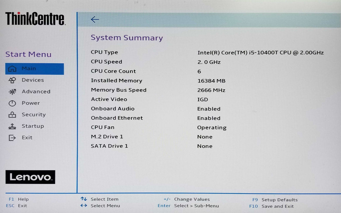 Lenovo ThinkCentre M70q USFF i5-10400T |16GB RAM|256GB NVMe