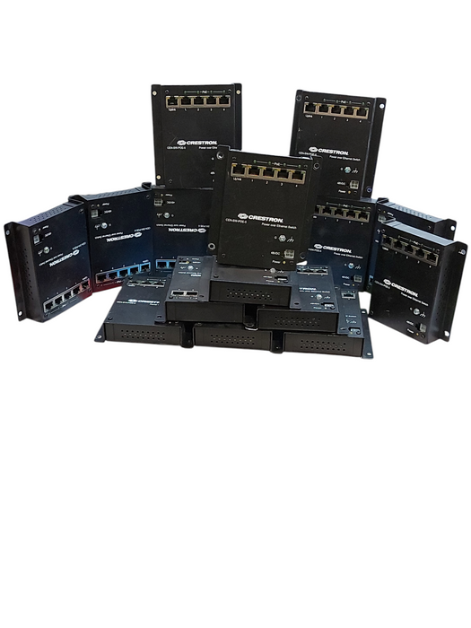 Lot 16x CRESTRON CEN-SW-POE-5 5 Ports Gigabit Network Switch