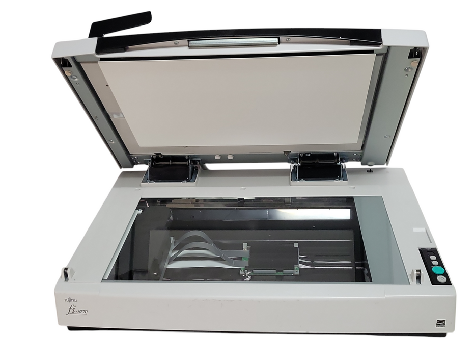 Fujitsu fi-6770 Flatbed Color Duplex Pass Through Document Scanner, READ _
