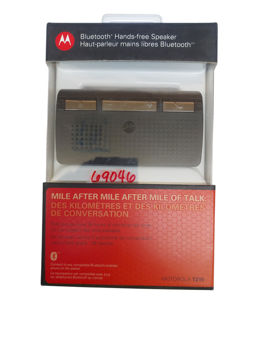 MOTOROLA T215 PORTABLE BLUETOOTH CAR SPEAKER