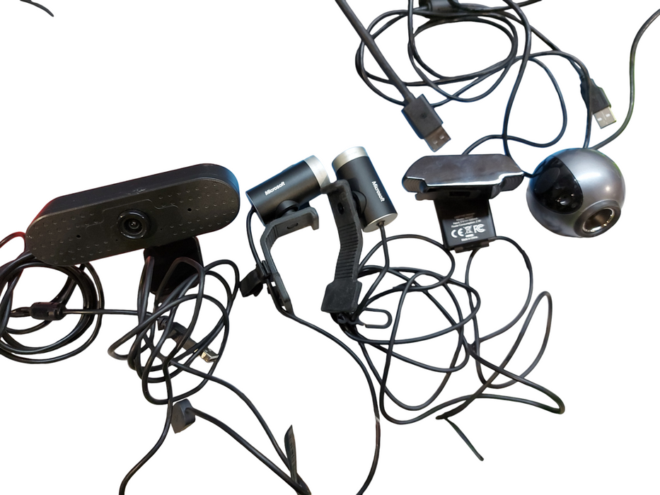 Lot 5x Assorted Web Cams- Read Description For Models