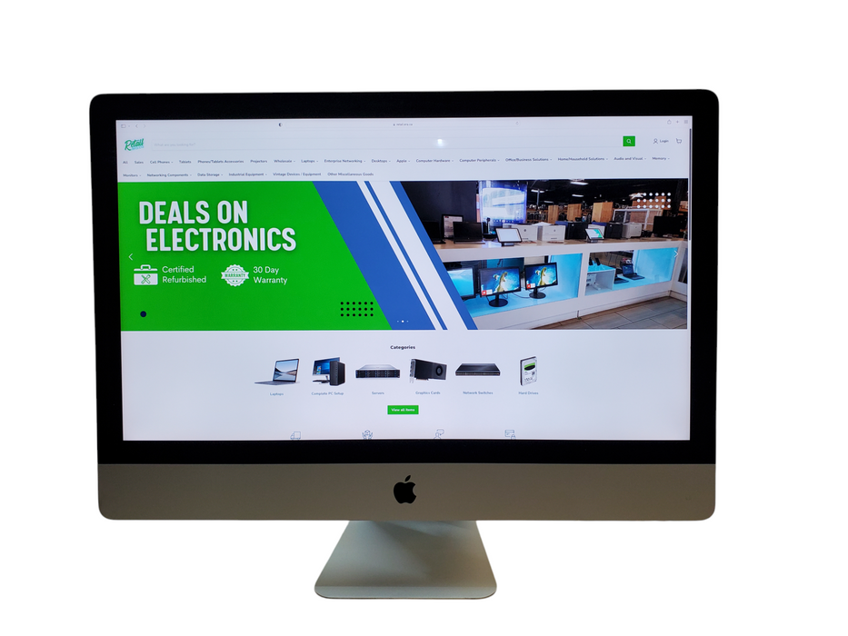 Apple iMac 27" Retina 5K 2019, i5-8600 CPU, 32GB, Radeon Pro 575X - 1TB