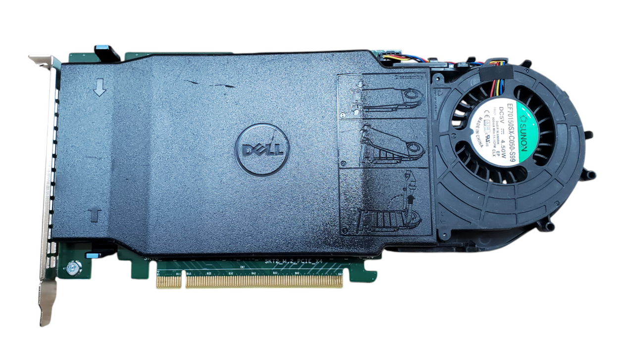 Dell DPWC400 Quad M.2 PCIe Solid State Drive Adapter Card - 06N9RH Q