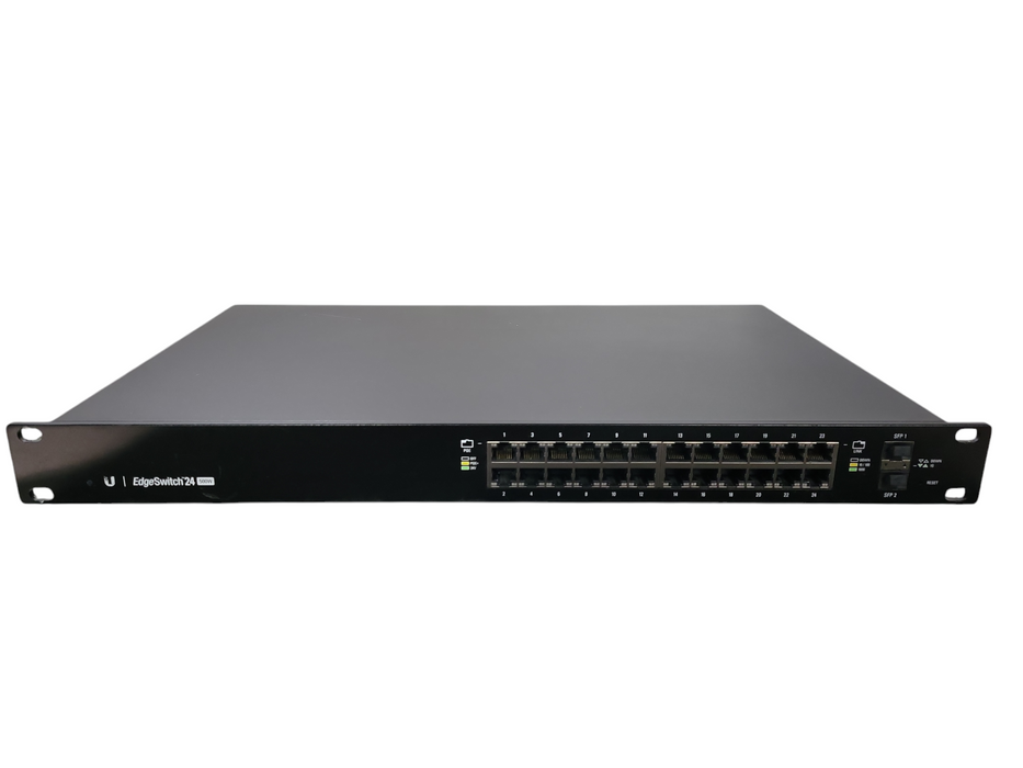 Ubiquiti Network EdgeSwitch ES-24-500W 24-POE Gigabit Switch !