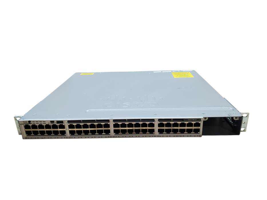 Cisco WS-C3850-48T-S V07 48 port switch, No Module w/ 2x 350W PSU