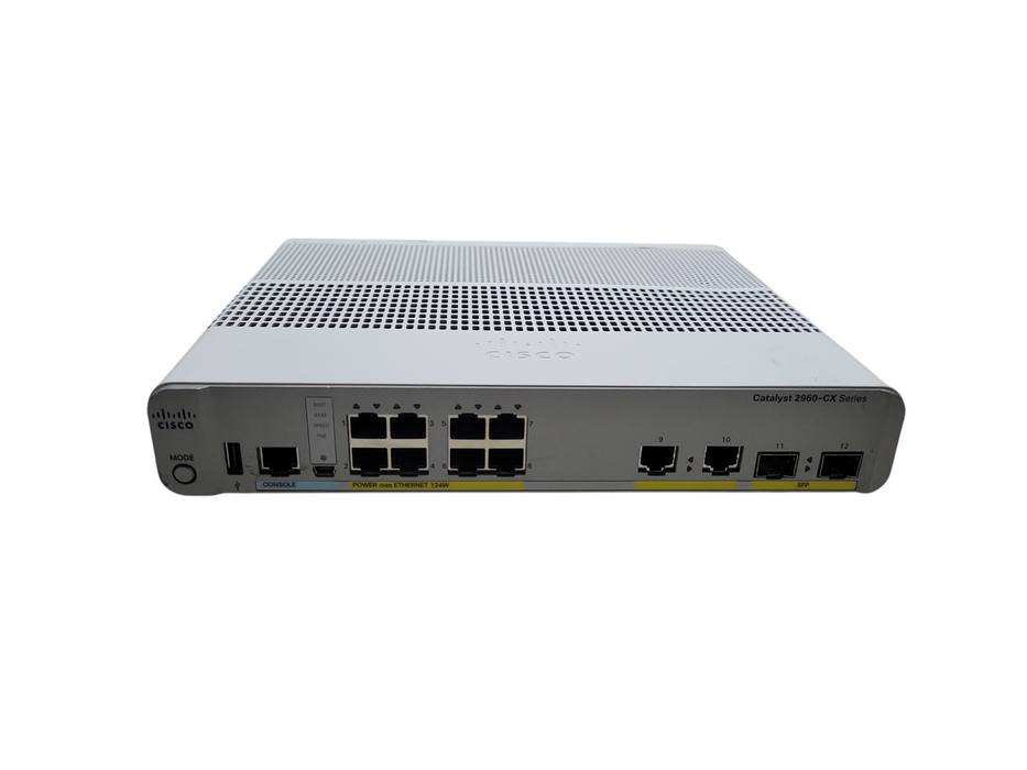 Cisco WS-C2960CX-8PC-L | 8-Port Gigabit Managed Switch %