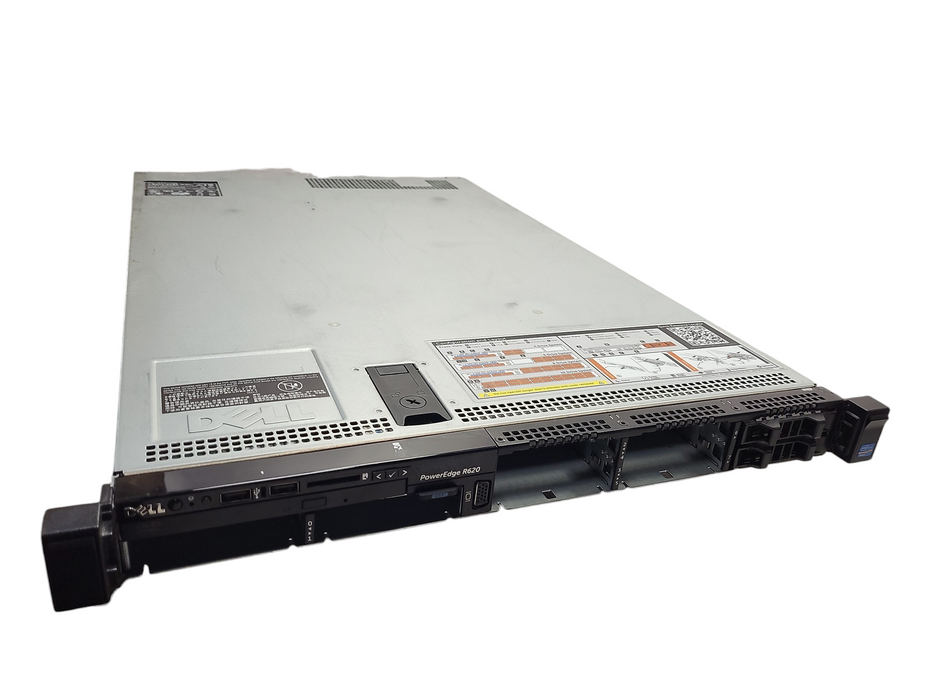 Dell PE R620 1U 2x Xeon E5-2643 0 @ 2.50GHz 32GB DDR3 H710 Mini 2x PSU 2.5" $