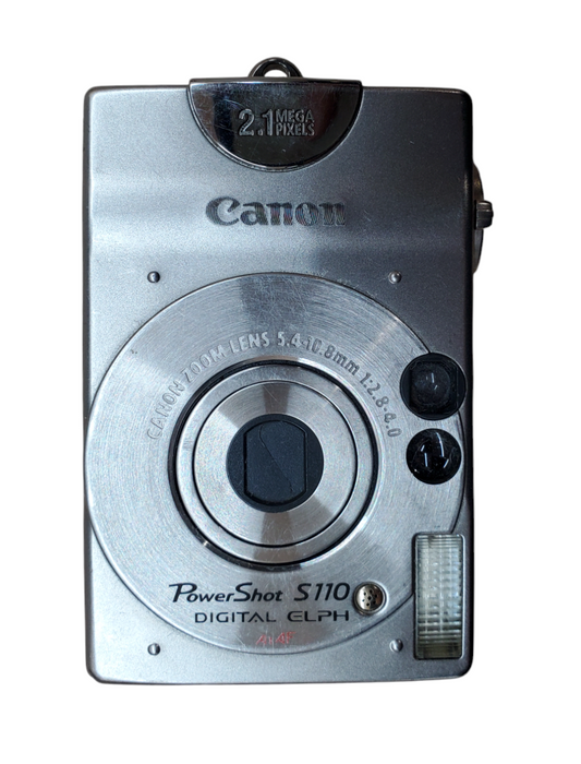 Canon PowerShot S110 Digital Elph 2.1MP Digital Camera *READ*