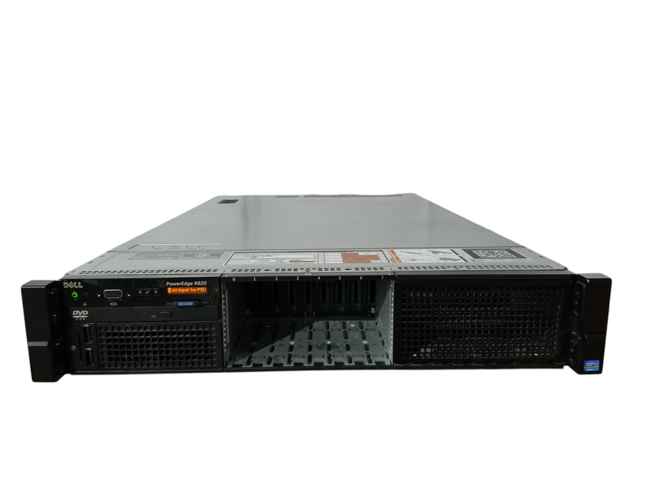 Dell PowerEdge R820 4x Xeon E5-4617 0 - 512GB DDR3 - H710P - 2x 1100W PSU