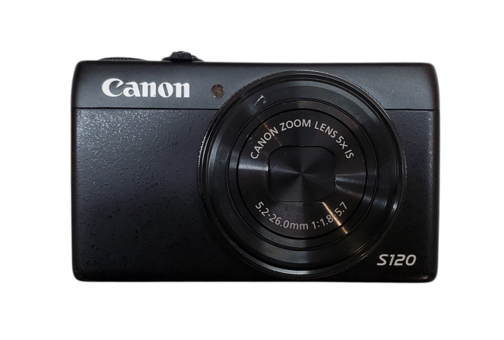 Canon PowerShot S120 12.1MP Digital Camera + Battery *read*